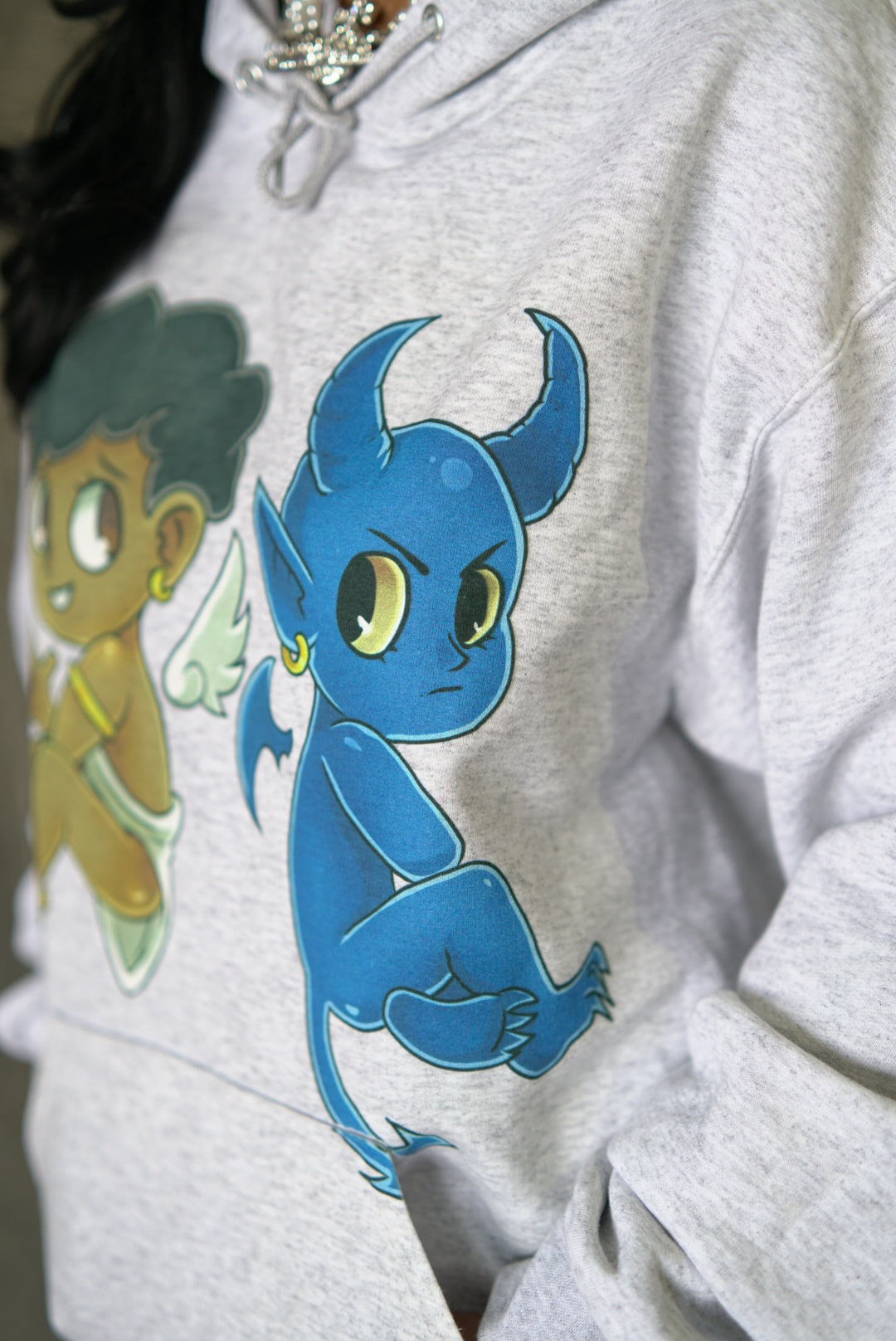 BESTFRIENDS IN WAR HOODIE 2.0 ( GREY )