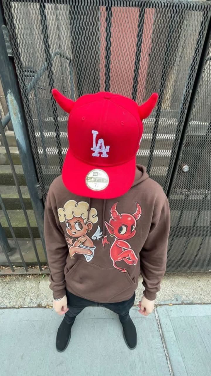 BEST FRIENDS IN WAR HOODIE 1.0 ( BROWN )