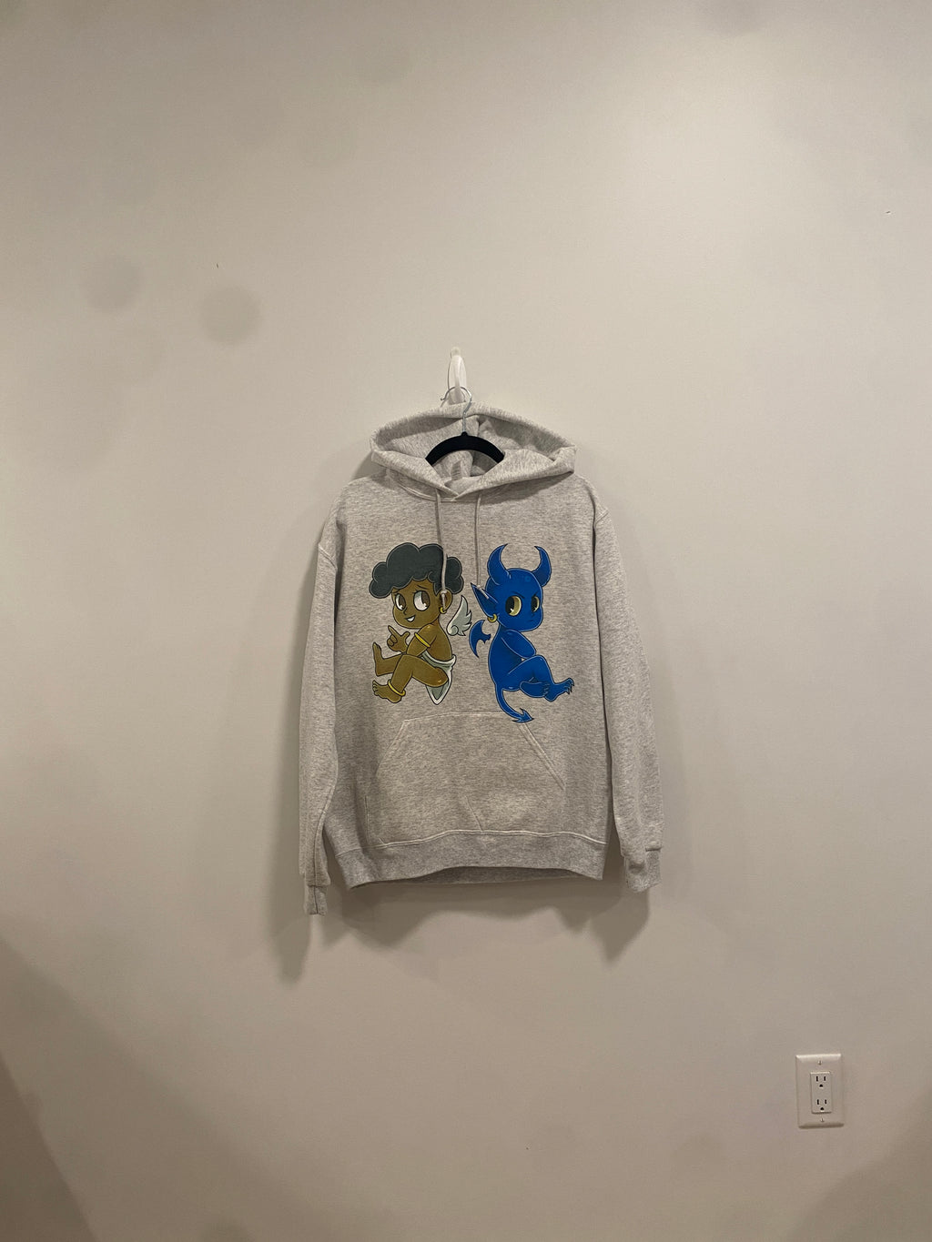 BESTFRIENDS IN WAR HOODIE 2.0 ( GREY )