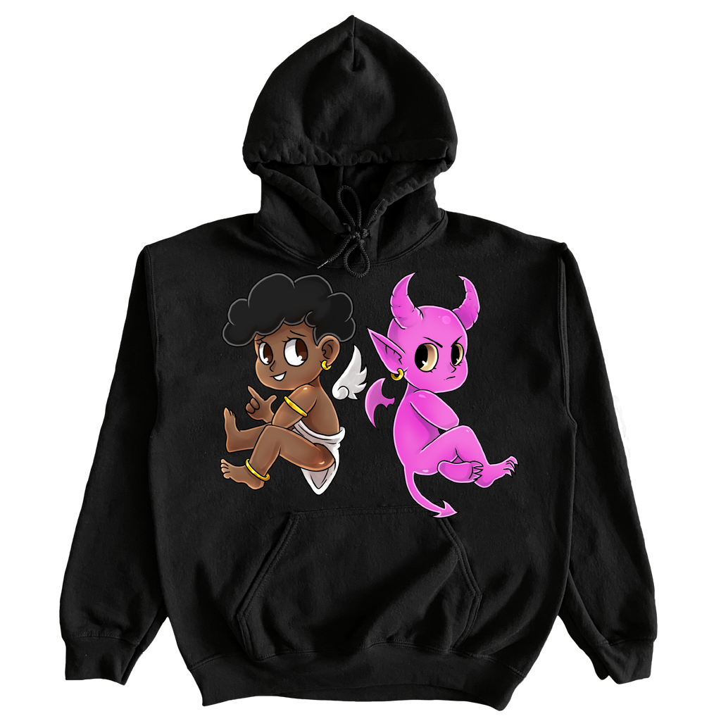 BEST FRIENDS IN WAR HOODIE 3.0 ( BLACK )