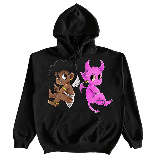 BEST FRIENDS IN WAR HOODIE 3.0 ( BLACK )