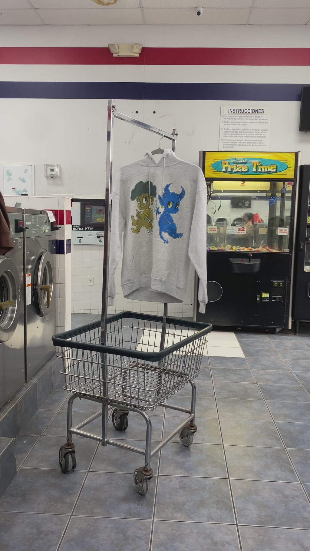 BESTFRIENDS IN WAR HOODIE 2.0 ( GREY )