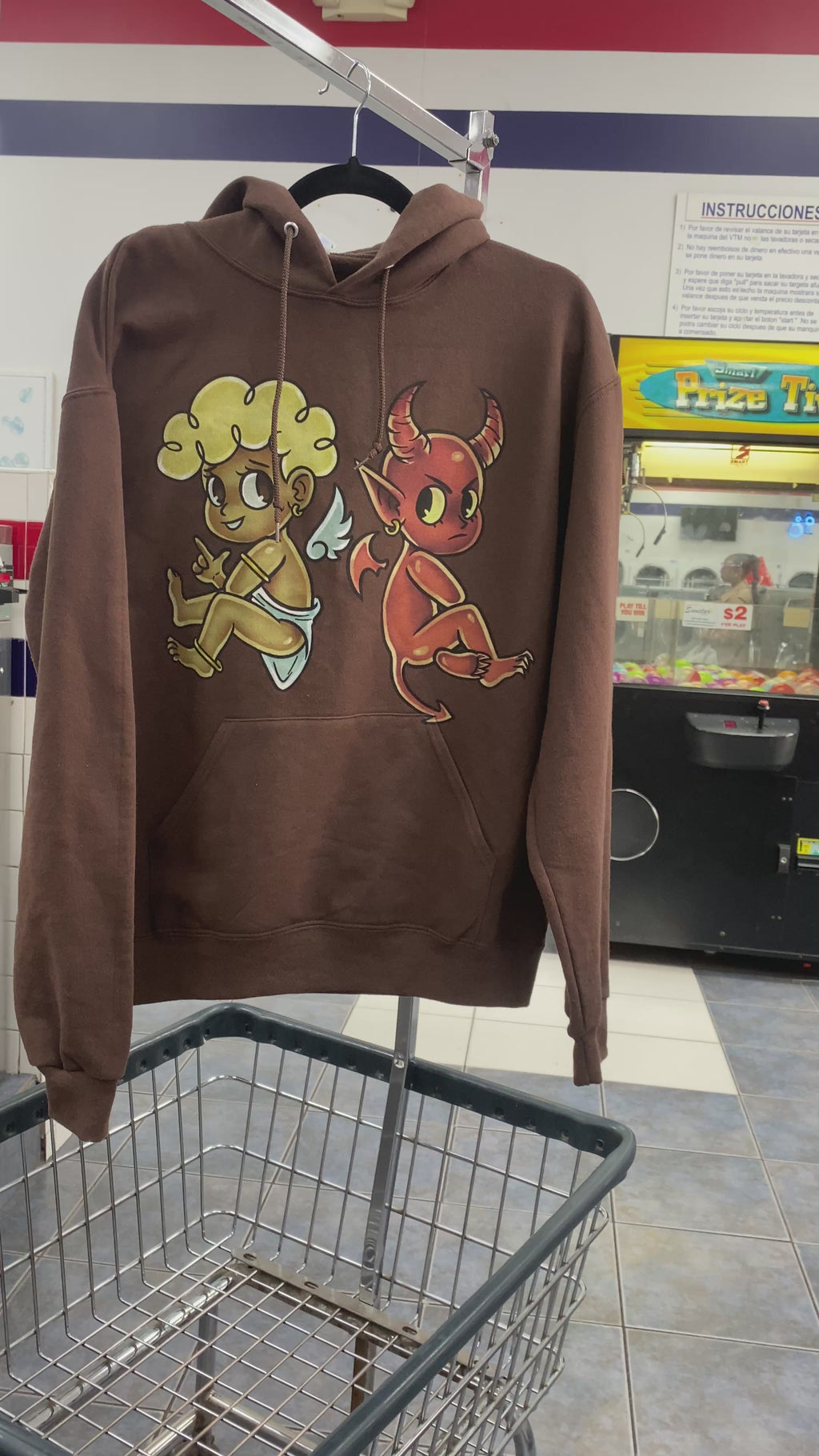 BEST FRIENDS IN WAR HOODIE 1.0 ( BROWN )