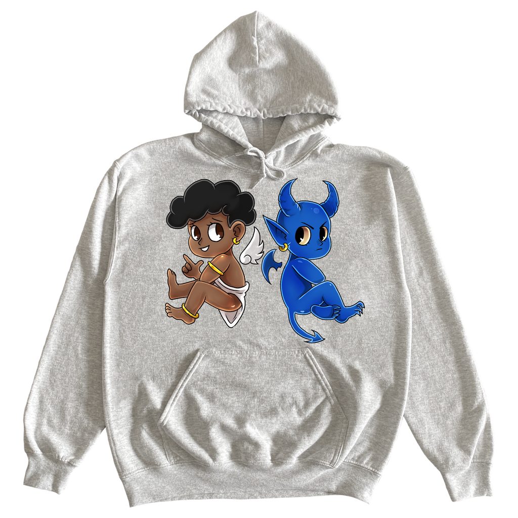 BESTFRIENDS IN WAR HOODIE 2.0 ( GREY )